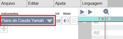 Seleção de instrumento