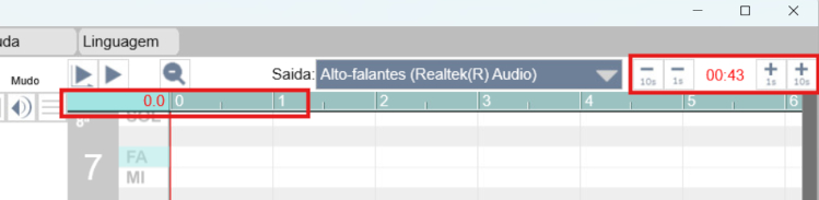 Tempo e duração da sequência